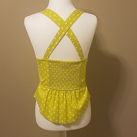 Polka Dot Lime Tank - Picture 3 of 4